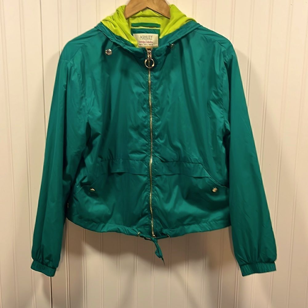 Ashley by 26 international utility windbreaker zip up jacket